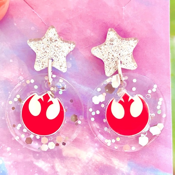 Rebel Alliance Star Wars Earrings - Picture 1 of 4